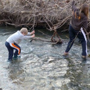 Cold water. Improper footwear. No problem.